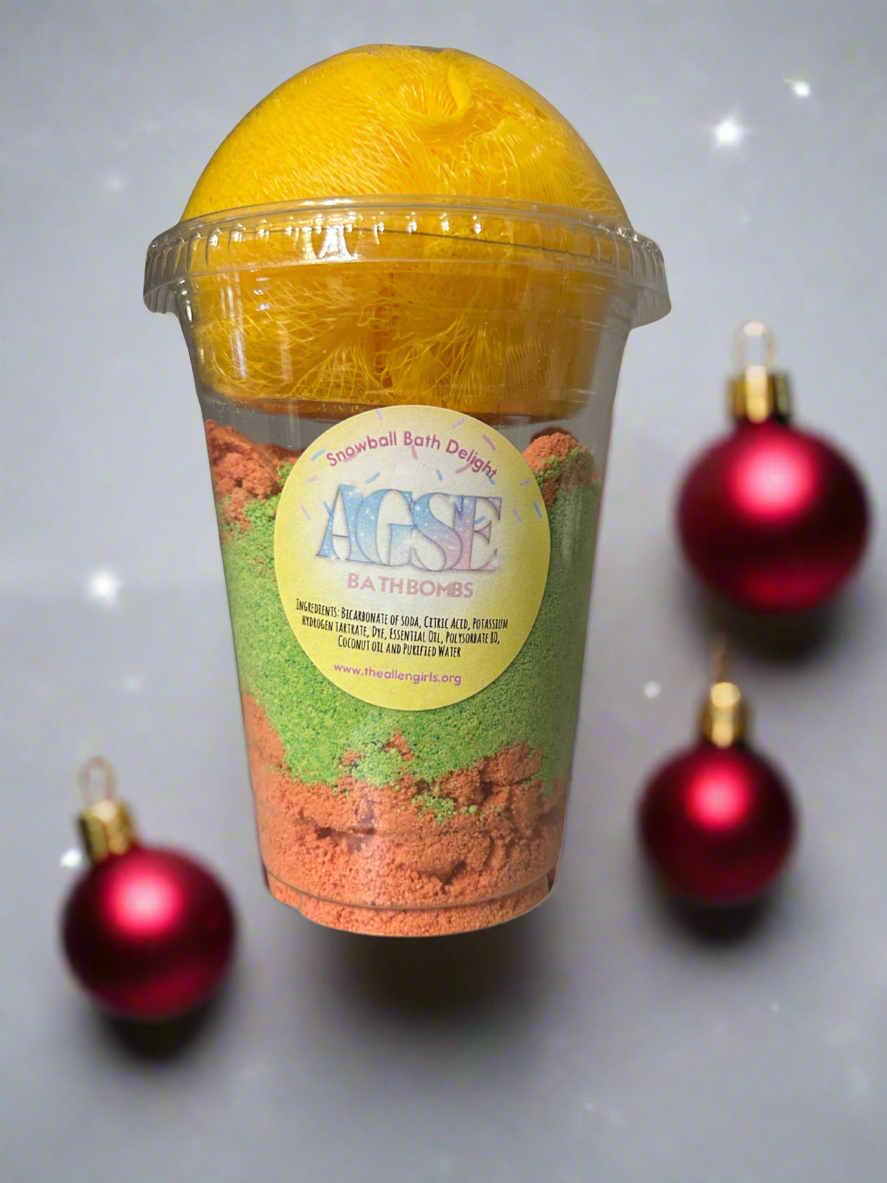 Snowball Bath Surprise