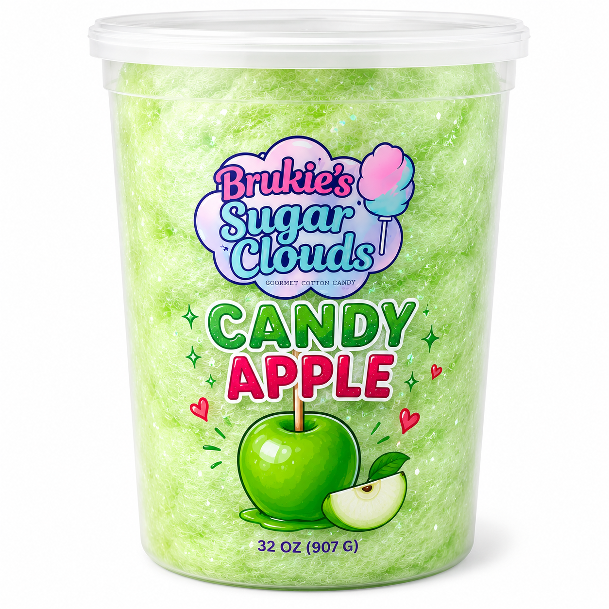 Brukie Sugar Clouds Gourmet Cotton Candy