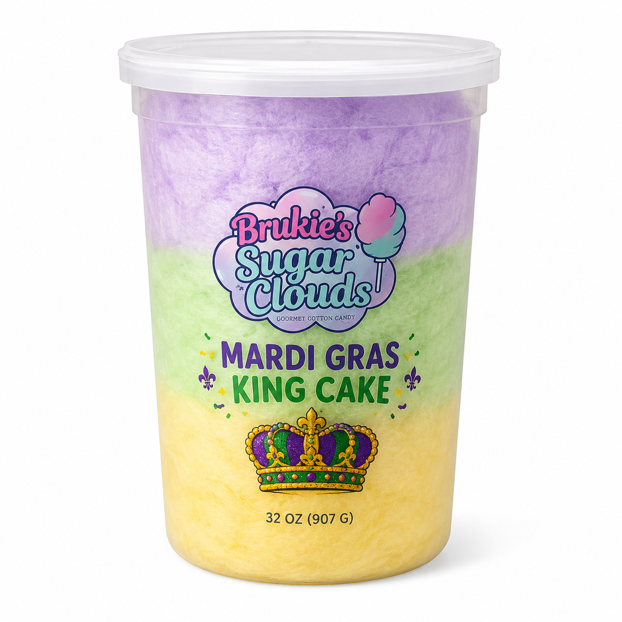 Brukie Sugar Clouds Gourmet Cotton Candy