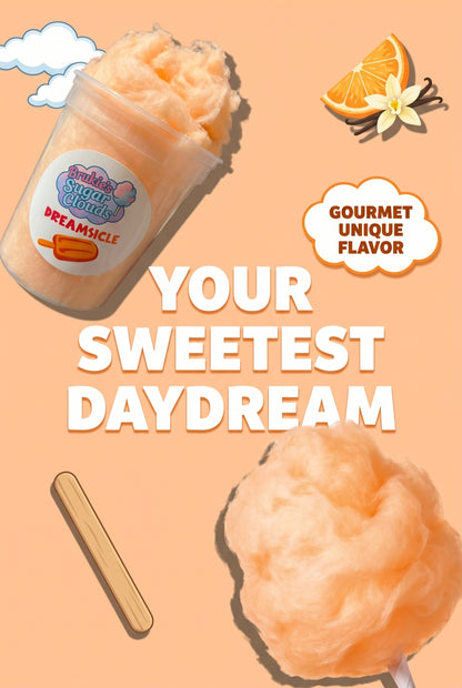 Brukie Sugar Clouds Gourmet Cotton Candy (32oz)