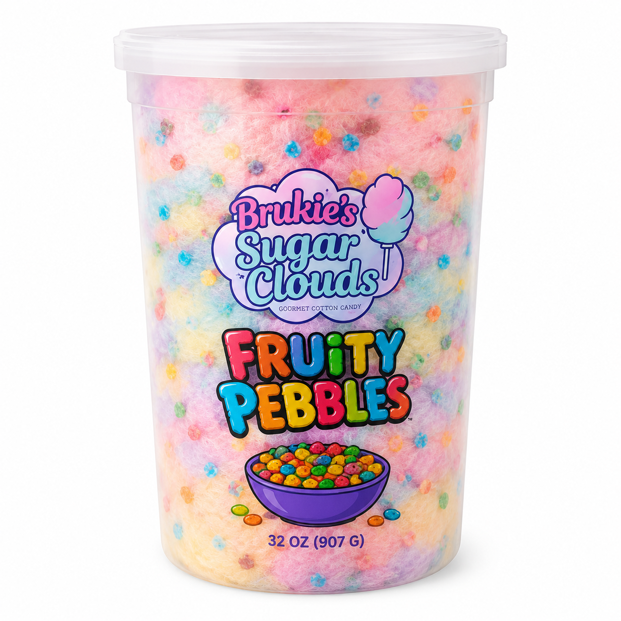 Brukie Sugar Clouds Gourmet Cotton Candy